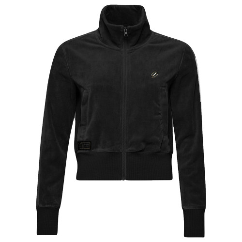 Superdry Γυναικεία ζακέτα Code S Logo Velour Track Top